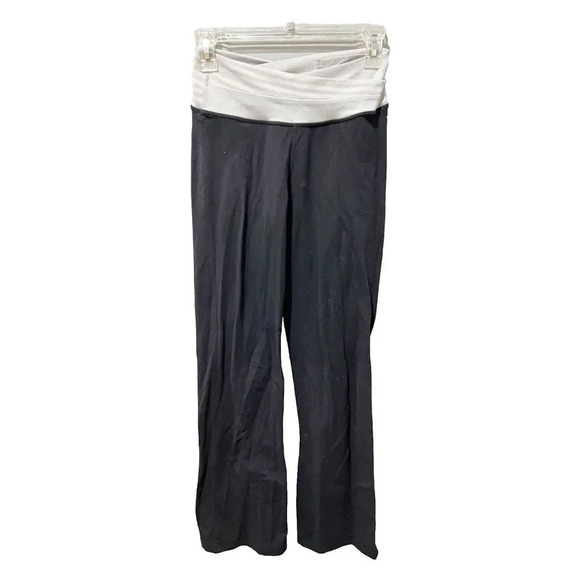 Lululemon Black Astro Pants Wide Flare Leg Yoga Women’s Leggings Size 4 stretch - Picture 1 of 10